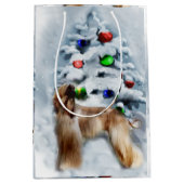 Afghanische Weihnachtszeit Mittlere Geschenktüte (Vorderseite)