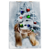 Afghanische Weihnachtszeit Mittlere Geschenktüte (Rückseite)