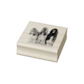 Afghanische Windhunde Gummistempel (Stempel)