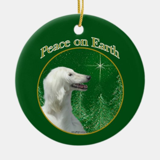 afghanischer Frieden Keramik Ornament (Vorne)