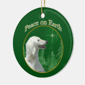 afghanischer Frieden Keramik Ornament (Links)