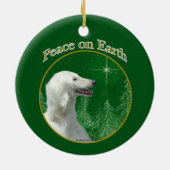 afghanischer Frieden Keramik Ornament (Hinten)