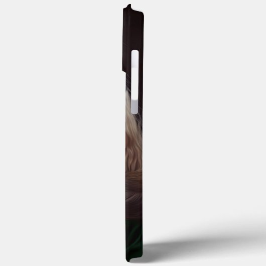 afghanischer Hund in St. Patrick's Day Dress Case-Mate iPhone Hülle (Rückseite / Links)