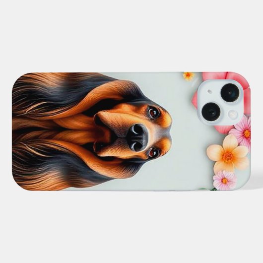 Afghanischer Hund iPhone Hülle (Rückseite (Horizontal))