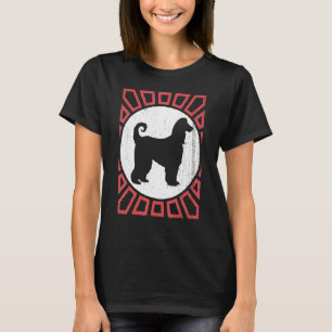 Afghanischer Hund Retro Vintag T-Shirt