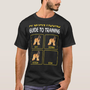 Afghanischer Hundeführer für das Training von Geho T-Shirt