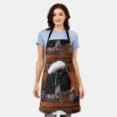 afghanischer Koch Schürze (Getragen)
