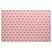 afghanischer rosa Hund Stoff (Fat Quarter (45,7 x 55,9 cm))