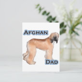Afghanischer Vater 4 Postkarte (Stehend Vorderseite)