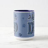 Afghanischer VATER Zweifarbige Tasse (Mittel)