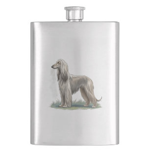 Afghanischer Windhund Flachmann