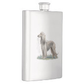 Afghanischer Windhund Flachmann (Rechts)