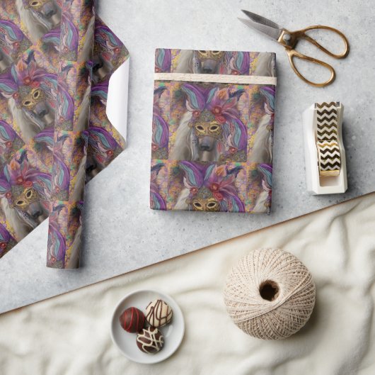 AFGHANISCHER WINDHUND GESCHENKPAPIER (Kunsthandwerk)