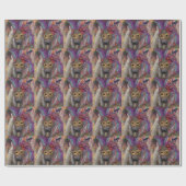 AFGHANISCHER WINDHUND GESCHENKPAPIER (Flach)
