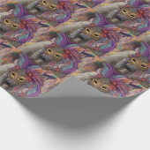 AFGHANISCHER WINDHUND GESCHENKPAPIER (Ecke)