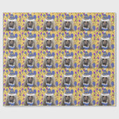 Afghanischer Windhund Geschenkpapier (Flach)