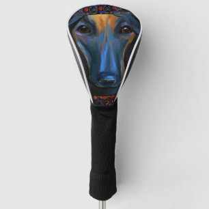 Afghanischer Windhund Golf Headcover