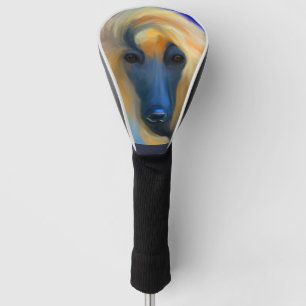 Afghanischer Windhund Golf Headcover
