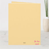 Afghanischer Windhund Karte (Rückseite)