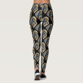 Afghanischer Windhund Leggings (Rückseite)