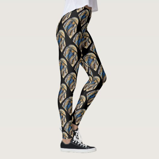 Afghanischer Windhund Leggings (Rechts)