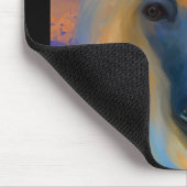 Afghanischer Windhund      Mousepad (Ecke)