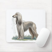 Afghanischer Windhund Mousepad (Mit Mouse)