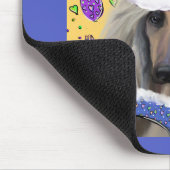 Afghanischer Windhund Mousepad (Ecke)