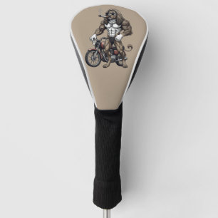 Afghanischer Windhund, muskulös, tätowiert, Bodybu Golf Headcover