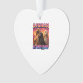 Afghanischer Windhund Ornament (Vorderseite)