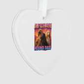Afghanischer Windhund Ornament (Vorderseite)
