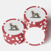Afghanischer Windhund Pokerchips (Stapel)