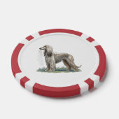 Afghanischer Windhund Pokerchips (Einzeln)