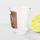 Afghanischer Windhund Schnapsglas (Rechts)
