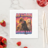Afghanischer Windhund Serviette (Beispiel)