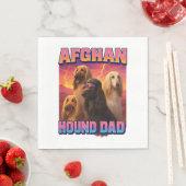 Afghanischer Windhund Serviette (Beispiel)