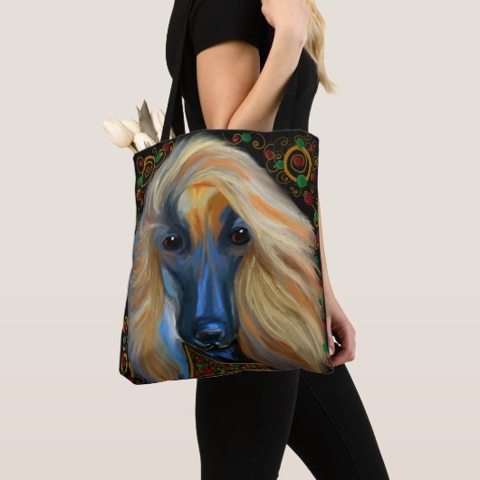 Afghanischer Windhund Tasche (Von Nahem)