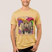 Afghanischer Windhund Tri-Blend Shirt (Vorderseite)