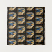 Afghanischer Windhund Wandteppich (Vorderseite (Horizontal))