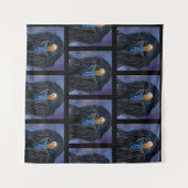 Afghanischer Windhund Wandteppich (Vorderseite (Horizontal))