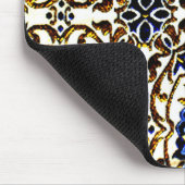 afghanisches Bedcover-Design Mousepad (Ecke)