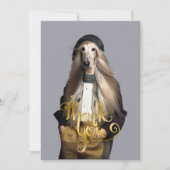 Afghanisches blondes Haar in der Hose Danke (Vorderseite)