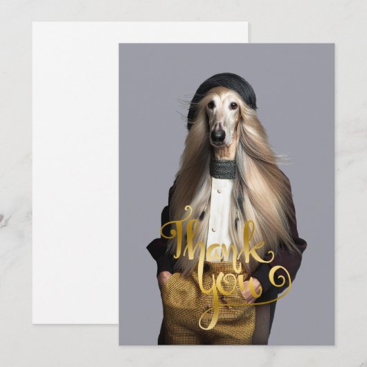 Afghanisches blondes Haar in der Hose Danke (Vorne/Hinten)