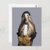 Afghanisches blondes Haar in Hosen Postkarte (Vorne/Hinten)