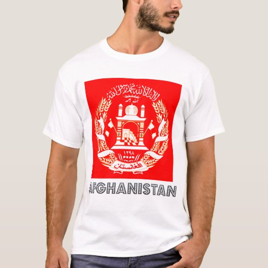 Afghanisches Emblem T-Shirt (Vorderseite)