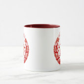 afghanisches Emblem Tasse (Zentrum)