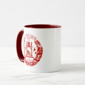 afghanisches Emblem Tasse (Vorderseite Links)