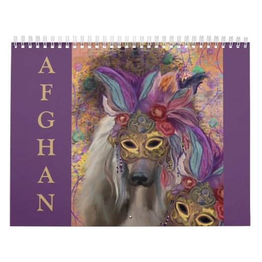 Afghanisches Hound 2025 Kalender (Titelbild)