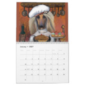 Afghanisches Hound 2025 Kalender (Jan 2027)