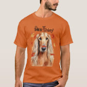 Afghanisches Hound reden wir mit der Türkei Funny T-Shirt (Vorderseite)